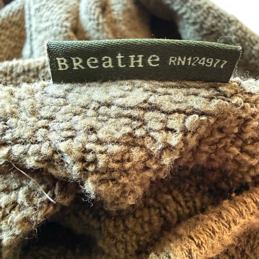 Men's Prana Breathe Sweater Size XL Green Long Sleeve Crewneck Pullover Casual